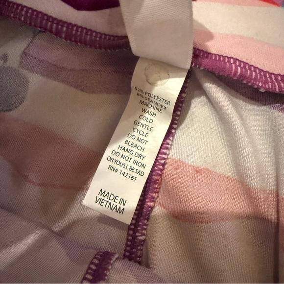 Lularoe Multicolor Geometric Disney Minnie Mouse High Rise Leggings Tall & Curvy - Picture 7 of 11